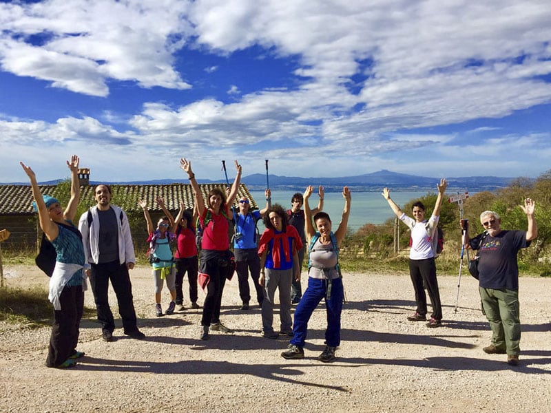 Associazione camminare guarisce intorno al Lago Trasimeno