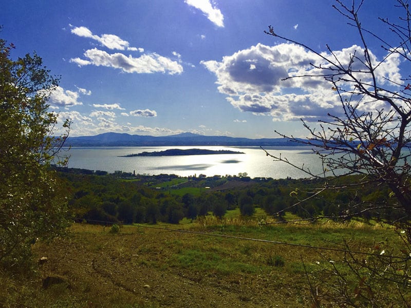 Percorso di 160 chilometri attorno al Lago Trasimeno